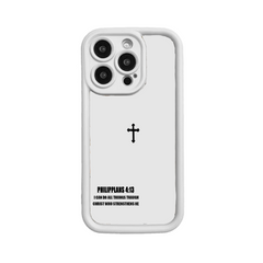 Simple Cross Pattern TPU Phone Case