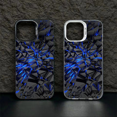 Cool Blue Light Case comfortable for iPhone Soft TPU Bumper Drop Protection Rugged Durable Back Cover for Girl and Boy
