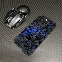 Cool Blue Light Case comfortable for iPhone Soft TPU Bumper Drop Protection Rugged Durable Back Cover for Girl and Boy