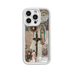 Fashion Religion Pattern TPU Phone Case comfortable for iPhone Soft TPU Bumper Drop Protection Rugged Durable Back Cover for Girl and Boy