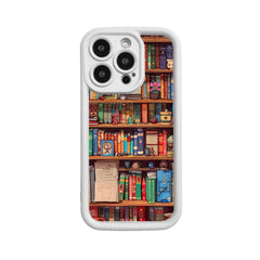 Cartoon Bookshelf TPU Phone Case