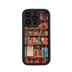 Cartoon Bookshelf TPU Phone Case