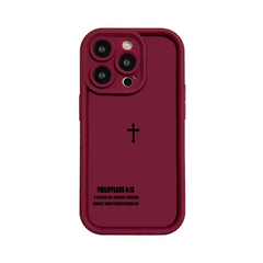 Simple Cross Pattern TPU Phone Case